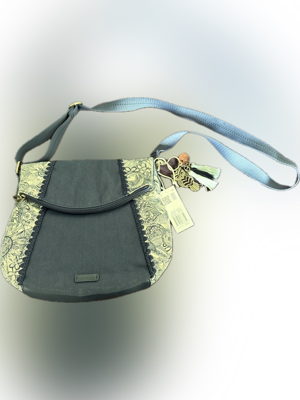 ✨NWT✨Sakroots: Crossbody Bag (includes owl bag charm)